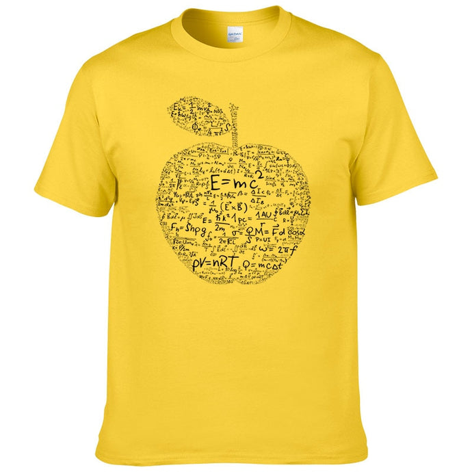 Summer apple mathematical formula t shirt