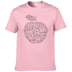 Summer apple mathematical formula t shirt