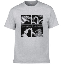 Load image into Gallery viewer, Short Sleeve game of thrones printed t shirt